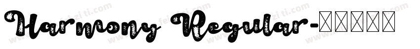Harmony Regular字体转换